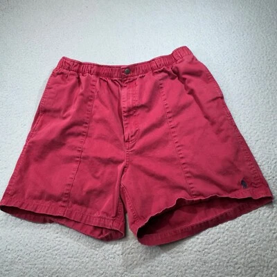 Vintage Polo Ralph Lauren Shorts Men Extra Large Flip Pocket Pony Elastic Canvas - Image 1 of 4