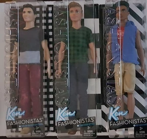 Muñecas Barbie Ken Fashionistas - Imagen 1 de 11