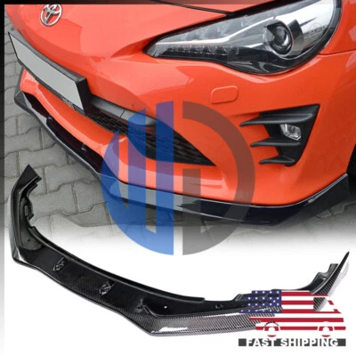 2017 年 2018 2019 年 Scion FR-S ZN6 FT86 M 风格碳纤维前唇 — 第 1/4 张图片
