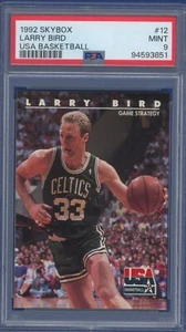 1992 Skybox USA #12 Larry Bird PSA 9 Celtics HOF - Picture 1 of 2