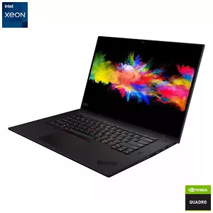 Lenovo ThinkPad P1 Gen 2 4K Laptop: Intel Xeon, 64GB RAM 2TB, T2000 Warranty VAT - Picture 1 of 9