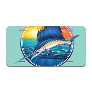 SignMission A-LP-03-482 Sailfish Aluminum License Plate - Picture 1 of 1