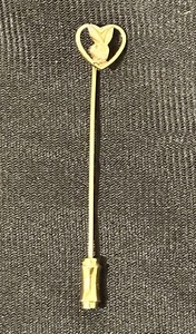 VINTAGE PLAYBOY BUNNY - Schmuck - STICK PIN - - PLAYBOY BUNNY - Herz / Bunny - Bild 1 von 3