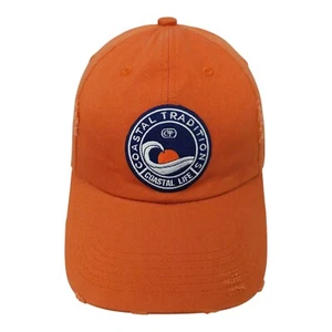 Coastal Traditions Tuck Strap Cap Patch Trucker Baseball Distressed Hat District - Picture 1 of 13