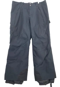 Patagonia Mens XL Black Snowboard Ski Pants Pockets Zippered Vents Polyamide - Picture 1 of 16