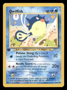 Qwilfish 49/64 1st Edition Neo Revelation 2001 Pokemon - Picture 1 of 2