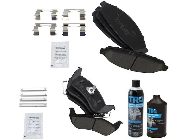 Juego de pastillas de freno de cerámica TRQ para Lincoln Town Car 2003-2011 27YQHP Foto 1 de 1