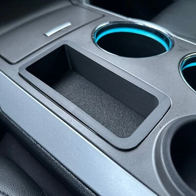 Relleno de bolsillo de palanca de cambios de consola central V1 2011-19 Ford Explorer Police Interceptor Foto 1 de 4