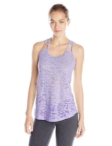 Soybu Debbie Tank Yoga Athletic Top Burnout Camo Neo Plum Sz 2x - Picture 1 of 2