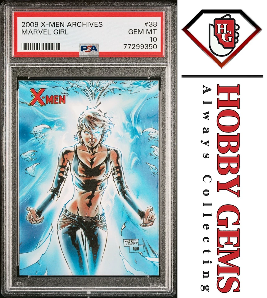 MARVEL GIRL PSA 10 2009 Rittenhouse Marvel X-Men Archives #38 C3 - Image 1 of 2