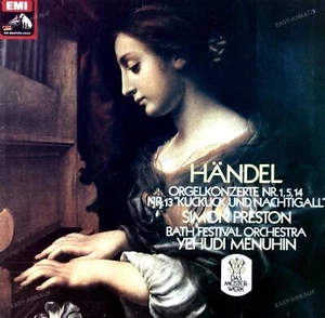 Händel – Simon Preston, Yehudi Menuhin - Orgelkonzerte Nr. 1 ,5, 14, 13 LP . - Picture 1 of 1
