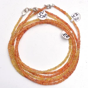 2 MM To 3 MM Natural Yellow Sapphire Beads Faceted loose Beads 16'' Strand  - Picture 1 of 6