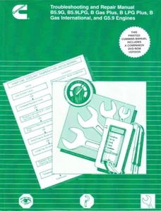 Cummins B5.9G, B5.9LPG, B Gas Plus & G5.9 Engines Repair Service Manual + DVD - Picture 1 of 1