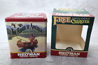 Vintage Empty Red Man Chewing Tobacco Tin Canister  1992 Limited Edition W/box