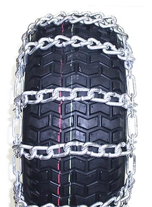 5577 Rotary Set Of 2 24 X 12.00-12 Snow Thrower Tire Chains 2 Link Spacing - Picture 1 of 1