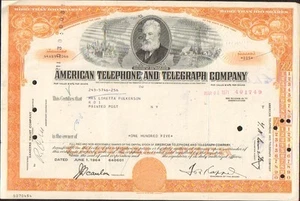 DECO => AMERICAN TELEPHONE & TELEGRAPHE Cy, + 100 (USA) (I) - Picture 1 of 1