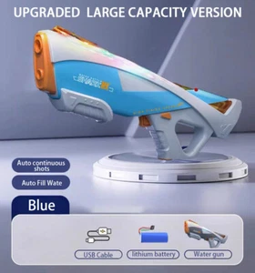 Auto Suction High Power Electric Water Gun Range Fills Itself Kids Adult 35Ft - Picture 1 of 5