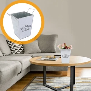 Bauernhaus Krug Vase Verzinktem Anlage Container Verzinkt Vase - Bild 1 von 12