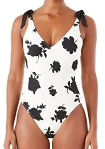 Kate Spade New York Floral Print One Piece A1242 Womens Swimsuit Size M - Picture 1 of 5