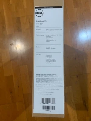 Dell Inspiron 15.6" FHD Touchscreen i5547-7502slv Intel Core i5 1TB HDD 12GB RAM - Image 1 of 4