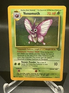 Venomoth Jungle Holo 13/64 Pokémon Card 🦋🍃 - Picture 1 of 2
