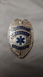EMERGENCY MEDICAL TECHNICIAN GOLD BADGE - Picture 1 of 2