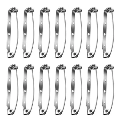  Handmade Brooch Buckle Material Pin Findings Safety Catch Back Pins - Image 1 of 4