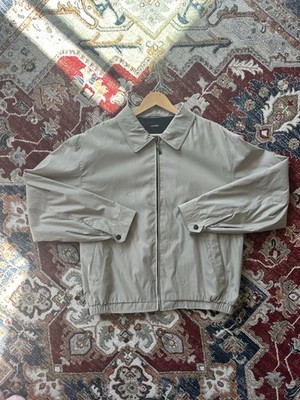 Chaqueta con Cuello Cremallera Completa De Colección Clairborne Microfibra Marrón Tostado Caqui Talla Grande Foto 1 de 4