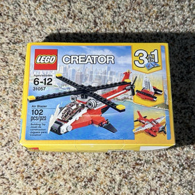 LEGO Creator Air Blazer 31057 102 pcs Complete Set 3-in-1 Ages 6-12