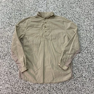 Railriders Men's Shirt Beige Nylon Insect Shield Hiking Fishing Hiking SZ Large - Picture 1 of 4