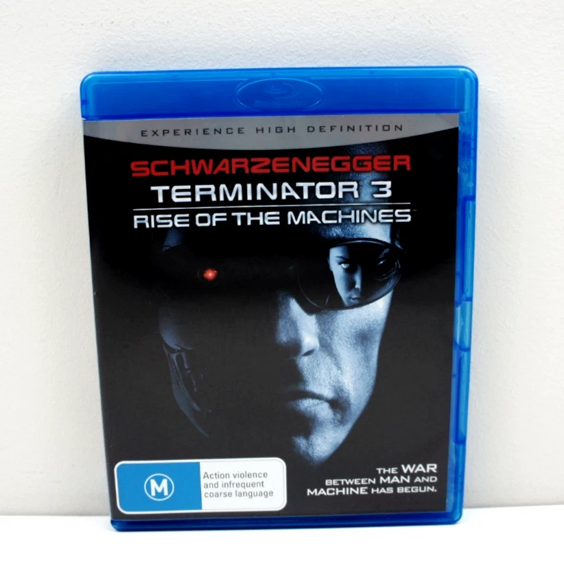 Terminator 3 Rise Of The Machines Blu Ray 2003 Arnold Schwarzenegger Region All - Image 1 of 4