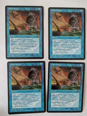 4 Chain Stasis Homelands MTG NM Free shipping with tracking - Image 1 of 2