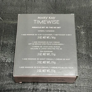 MARY KAY: TIMEWISE MIRACLE SET 3D ~ THE GO/TRAVEL SET ~ Exp 10/23 - Picture 1 of 6