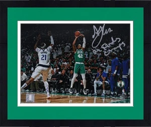 FRMD Al Horford Celtics Signed 8x10 2024 NBA Finals Champ Action Photo w/Insc - Picture 1 of 1