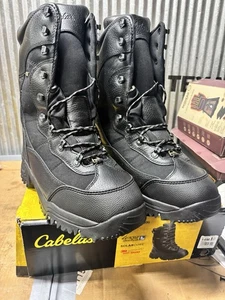 Cabela's Black Inferno 2000g Insulated Waterproof Hunting Boots Men’s Sz 14M - Picture 1 of 13
