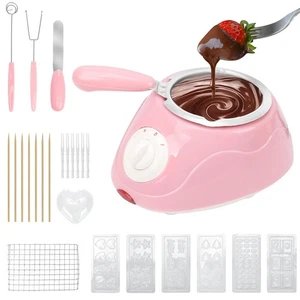Melting Fondue Set,MINI Chocolate Melting Pot,Cheese Fondue Pot,Chocolate Fon... - Picture 1 of 7