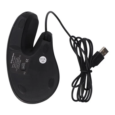 Wired Vertical Mouse 6 Buttons 800‑1200‑2400‑3200 Dpi Usb Wired Vertical E AM - Image 1 of 4