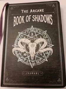 Das arkane Buch der Schatten Hardcover Journal mit Blattsilberseiten - Bild 1 von 6