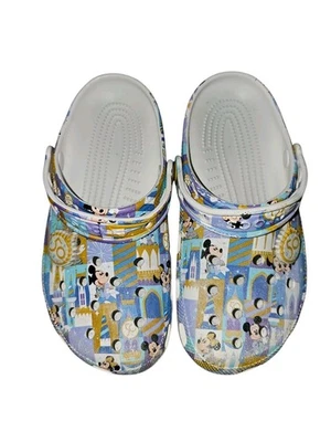Zuecos Walt Disney World 50 Aniversario Mickey & Minnie Adulto Crocs, M4/W6 Foto 1 de 4