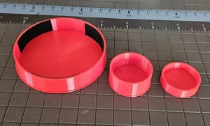 Edmund Voyager Red Dust Cap Set - Picture 1 of 3