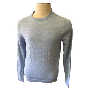 Apt. 9 Seriously Soft Light Blue Merino Wool Blend Sweater EUC Size Small - Picture 1 of 4