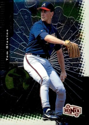 1999 UD Ionix #9 Tom Glavine - Image 1 of 2