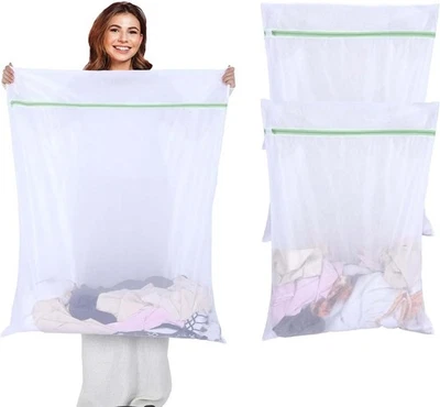 2er wäschenetz für waschmaschine groß, wäschesack groß 60 x 90 cm, wäschenetz gr - Bild 1 von 4