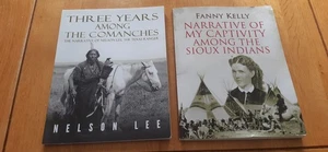 2 book set, fanny kelly Captivity among the sioux & 3 year among the comanches - Bild 1 von 2