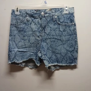 Seven7 Shorts Weekend Short blau Schlangenleder Print Größe 4 - Bild 1 von 4