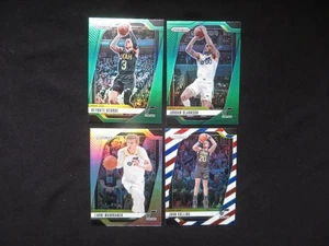 4x 2024-25 PRIZM NBA - Lauri Markkanen + Keyonte George - GREEN SILVER RWB -JAZZ - Bild 1 von 4