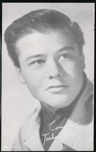 TURHAN BEY Movie Actor Vintage Penny Arcade Exhibit Old Vending Card Postcard