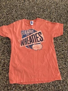 Vintage I've Got The Eaties For Wheaties T-Shirt Large Breakfast of Champions - Picture 1 of 4