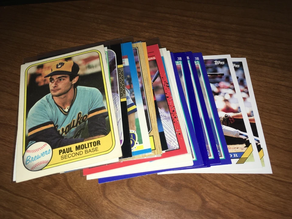 PAUL MOLITOR Baseball Card Pick Any Inserts SP 1981-1993 NM & Better Upick Set - Image 1 of 1