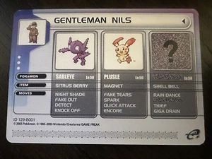 Pokemon E- Card Getleman NILS 2003 (DETAILS IN LISTING) - Picture 1 of 2